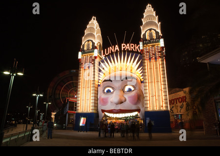 Luna Park, Sydney, Australien Stockfoto