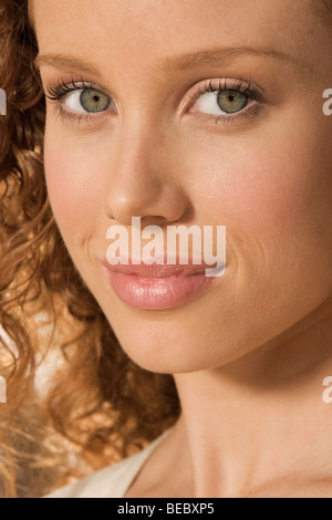 Porträt einer Frau, Lächeln Stockfoto