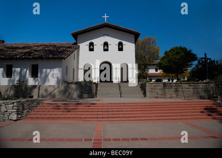 Fassade der Kirche, Mission San Luis Obispo De Tolosa, San Luis Obispo, Kalifornien, USA Stockfoto