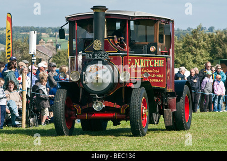 Vintage Dampf Display auf Wensleydale Agrcultural Show statt Anfang September in der Nähe von Leyburn, North Yorkshire Stockfoto