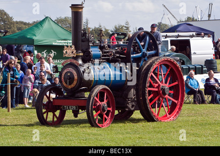 Vintage Dampf Display auf Wensleydale Agrcultural Show statt Anfang September in der Nähe von Leyburn, North Yorkshire Stockfoto