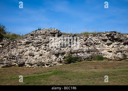 Römische Überreste der Stadt Mauer geht Calleva Atrebatum Hampshire England UK Stockfoto