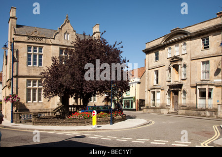 Steingebäude der Stadt Zentrum Devizes Wiltshire England UK Stockfoto