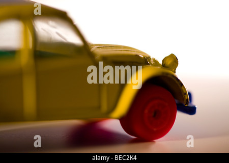Makro ein Spielzeugauto Citroen Stockfoto