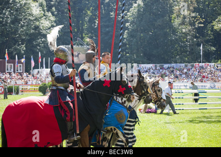 Ritterturnier in Strzegom bei HSBC FEI World Cup 2009 Stockfoto