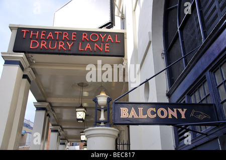 Theatre Royal Drury Lane, Covent Garden, City of Westminster, London, England, Vereinigtes Königreich Stockfoto