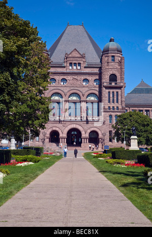 Queens Park, der Sitz der Regierung von Ontario in Toronto, Ontario; Kanada; Nord-Amerika Stockfoto