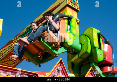 Fahrten und Vergnügungen am Royal Melbourne Show, Australien Stockfoto