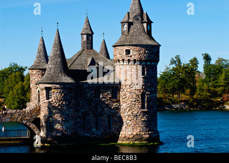 Boldt Castle auf Heart Island im Lake Ontario im Bereich des so genannten "tausend Inseln" Stockfoto