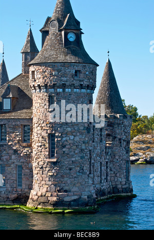 Boldt Castle auf Heart Island im Lake Ontario im Bereich des so genannten "tausend Inseln" Stockfoto