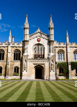 Corpus Christi College in Cambridge, Cambridgeshire, Großbritannien. Stockfoto