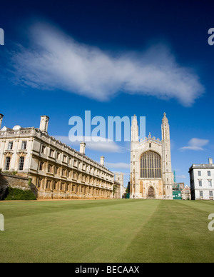 Cloud-über die Kings College Chapel in Cambridge, Cambridgeshire, Großbritannien. Stockfoto