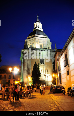 Kirche von San Andrés auf der Plaza de San Andrés, Madrid, Spanien, Iberische Halbinsel, Europa Stockfoto