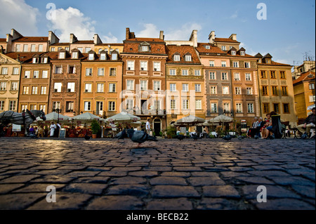 Marktplatz in der Altstadt von Warschau, Polen, Europa Stockfoto