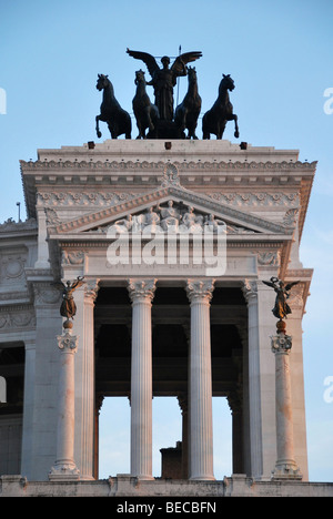 Monumento Nazionale eine Vittorio Emanuele II, die Piazza Venezia, Altstadt, Rom, Italien Stockfoto