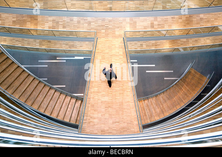 Treppe im Aviation Center, Deutsche Lufthansa AG, Frankfurt Am Main, Hessen, Deutschland, Europa Stockfoto