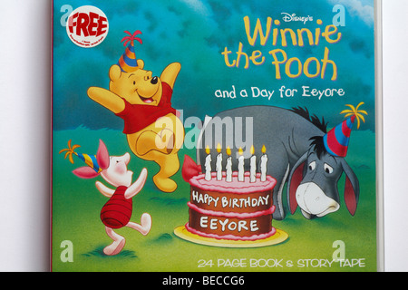 Disney's Winnie Pooh und ein Tag für Eeyore Buch und Geschichte Band Stockfoto