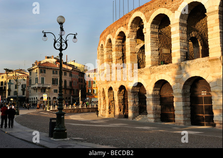 Arena von Verona, Piazza Barbiere, Gardasee, Italien, Europa Stockfoto