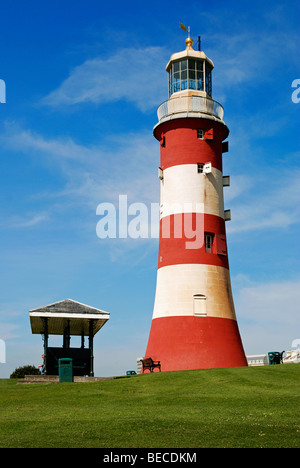Smeatons tower Leuchtturm an der Hacke bei Plymouth in Devon, England, uk Stockfoto