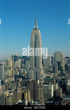 Das Empire State Building New York NY USA Stockfoto