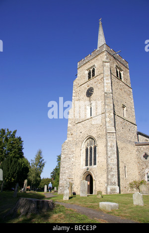 St John the Baptist Church, Aldenham Dorf, Hertfordshire, England. Stockfoto