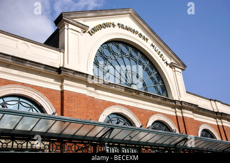 London Transport Museum, Covent Garden Piazza, Covent Garden, City of Westminster, London, England, Vereinigtes Königreich Stockfoto