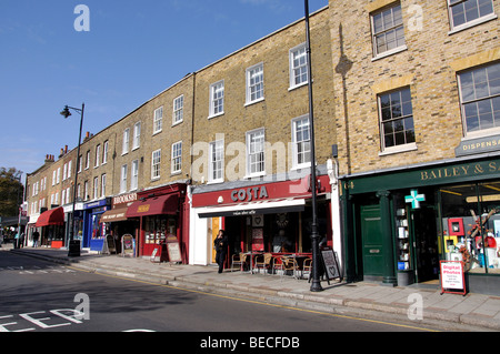 Highgate High Street, Highgate, London Borough of Haringey, London, England, United Kingdom Stockfoto