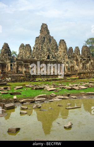 Bayon Tempel, Angkor Thom, Siem Reap, Kambodscha. Stockfoto