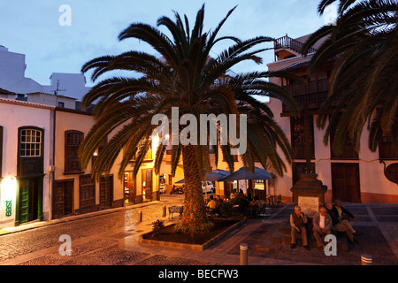 Cruz de Tercero am Plaza Alameda, Santa Cruz De La Palma, La Palma, Kanarische Inseln, Spanien Stockfoto