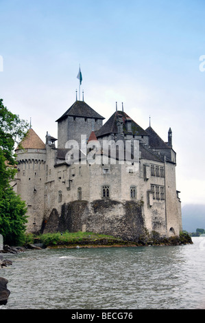 Chateau de Chillon, Montreux, Schweiz Stockfoto