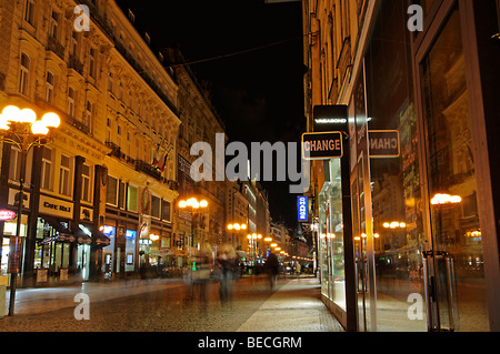 Shopping Bereich, Prag, Tschechische Republik, Europa Stockfoto