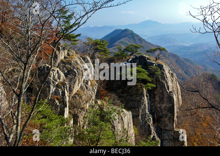 Daedunsan Provincial Park, Jeollabuk-Do, Südkorea Stockfoto