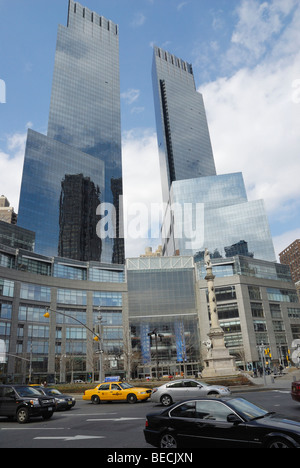 Time Warner Center am Columbus Circle, New York, USA Stockfoto