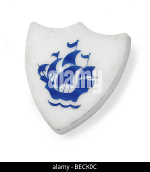 Ein original Blue Peter badge aus den 1960er Jahren Stockfoto