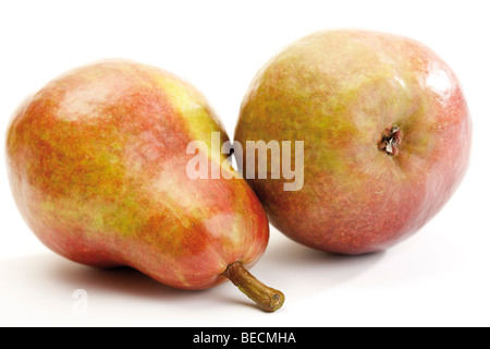 Rote Birnen Stockfoto