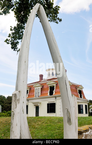 Walfang Captain Edward Penniman historischen zweites Imperium Arthaus in Cape Cod National Seashore Eastham gelegen. Stockfoto