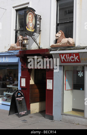 Eingang zum Loch ich ' wa' Inn Dumfries Schottland September 2009 Stockfoto