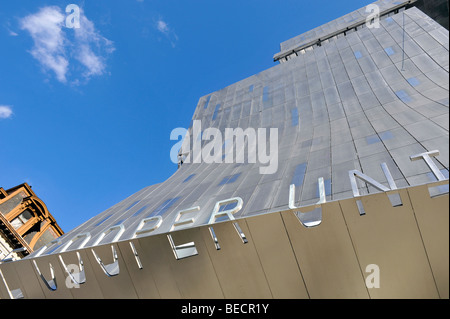 Nahaufnahme Detail der Cooper Union New Classroom Building, Greenwich Village, New York, NY, USA Stockfoto