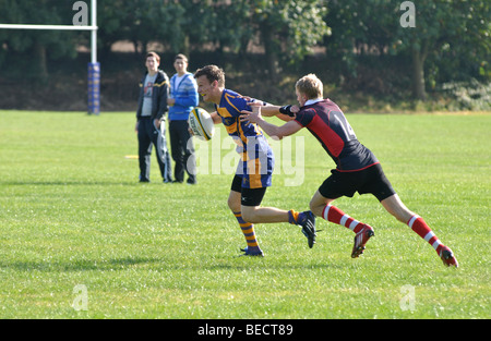 Rugby Union im Club Level, Leamington Spa, England, UK Stockfoto