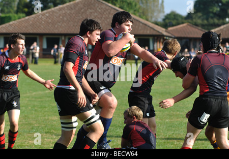 Rugby Union im Club Level, Leamington Spa, England, UK Stockfoto