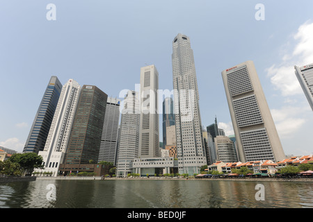 Skyline der Stadt, Singapur Stockfoto