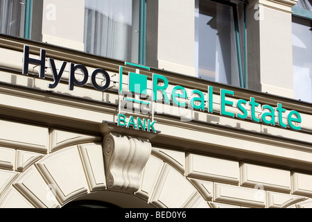 Sitz der Hypo Real Estate Bank AG, Außenansicht, München, Bayern, Deutschland, Europa Stockfoto