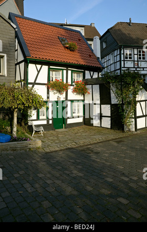Das Mini Hotel in Herdecke in der Nähe von Dortmund, Deutschlands kleinstes Hotel. Stockfoto