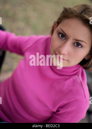 Porträt einer jungen Frau Stockfoto