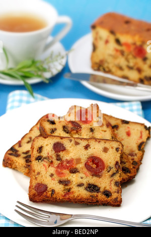 Gewürzte Pflaumenkuchen. Rezept zur Verfügung. Stockfoto