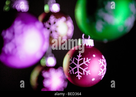 Nahaufnahme von glänzenden ornament Stockfoto