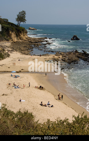 Kleine Corona Beach, Orange County, Kalifornien, Stockfoto