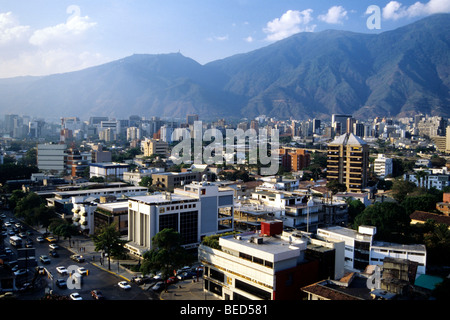 Blick vom Las Mercedes der Baureihe El Avila, Hauptstadt Caracas, Venezuela, Südamerika, Karibik Stockfoto