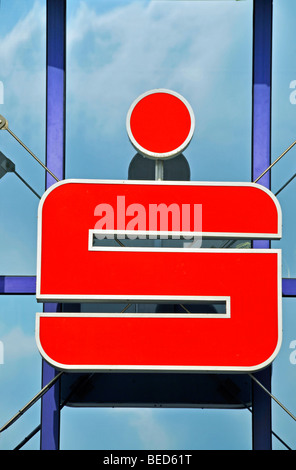 Sparkasse, bank Einsparungen Logo, Deutschland, Europa Stockfoto