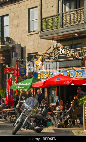 Quartier Latin St Denis Straße Montreal Stockfoto